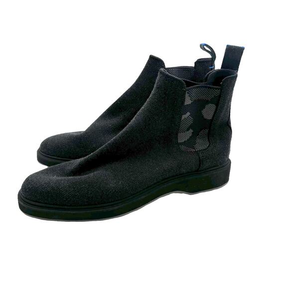 Rothy’s Merino Wool Chelsea Boots Dark Gray Men’s Size 13 - Picture 6 of 9